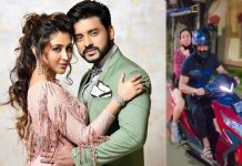 মাঝরাতে স্কুটিতে চেপে অঙ্কুশ-ঐন্দ্রিলার রোমান্স