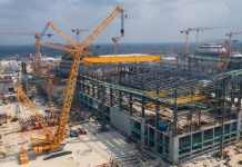 রুপপুরের বহিঃসুরক্ষা দেয়ালের ঢালাই সম্পন্ন