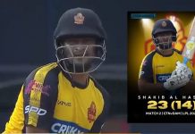 এলপিএল অভিষেকে ব্যাটে-বলে দুর্দান্ত সাকিব