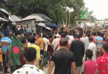 কুড়িগ্রামের ফুলবাড়ীতে বিএনপি-ছাত্রলীগ সংঘর্ষ, আহত ২০