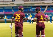 টস জিতে ব্যাটিংয়ে ওয়েস্ট ইন্ডিজ