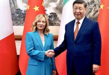 ইউক্রেন-গাজা সংঘাত নিয়ে শি-মেলোনির আলোচনা