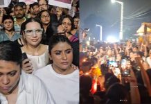 ভারতে চিকিৎসককে ধর্ষণ, বিচারের দাবিতে রাজপথে অভিনেত্রীরা