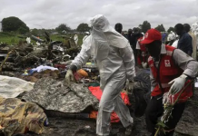 দক্ষিণ সুদানে বিমান বিধ্বস্ত, চীনা-ভারতীয়সহ নিহত ২০