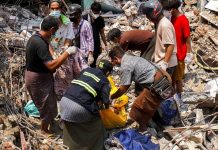 মিয়ানমারে ভূমিকম্পে নিহত বেড়ে ১৭০০