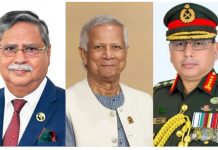 রাষ্ট্রপতি ও প্রধান উপদেষ্টার সঙ্গে সেনাপ্রধানের সাক্ষাৎ
