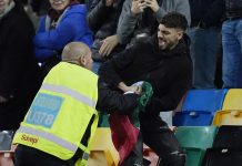 ইতালি-ইসরায়েল ম্যাচের আগে ফিলিস্তিনপন্থী বিক্ষোভকারীদের সঙ্গে পুলিশের সংঘর্ষ