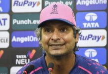রাজস্থান রয়্যালসের প্রধান কোচ সাঙ্গাকারা
