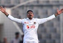 নিজের রেকর্ড ভাঙার পর তাইজুলকে নিয়ে যা বললেন সাকিব
