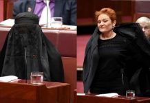 বোরকা পরে সংসদে যাওয়া সেই সিনেটরকে বরখাস্ত করেছে অস্ট্রেলিয়া