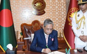 তফশিল ঘোষণার দিনেই পদত্যাগের বার্তা রাষ্ট্রপতি সাহাবুদ্দিনের