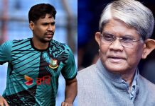 মুস্তাফিজকে বাদ দেওয়ার প্রতিক্রিয়া নিউটনের সূত্রের মত : অর্থ উপদেষ্টা