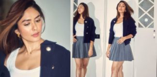 প্যারিসিয়ান লুকে নজর কাড়লেন ম্রুণাল ঠাকুর