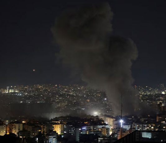 জরুরি সতর্কতা জারির এক ঘণ্টা পরেই বৈরুতে ইসরায়েলি হামলা