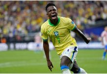 ব্রাজিলের জার্সিতে জাদু দেখাতে চান ভিনিসিয়ুস