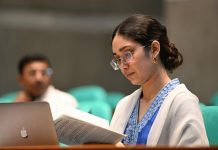 সংসদের ভিভিআইপি লাউঞ্জে জাইমা রহমান