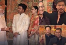 মোদির সঙ্গে একই ছাদের নিচে দেখা মিলল শাহরুখ-সালমানের