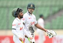 ১২০ রানের লিড নিয়ে লাঞ্চ বিরতিতে বাংলাদেশ