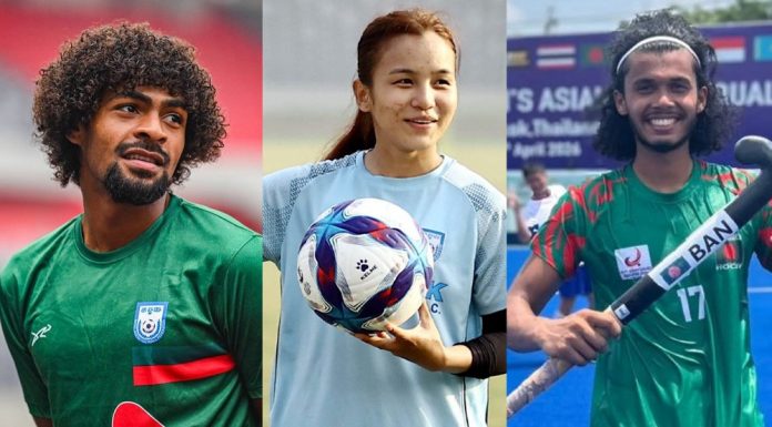 বর্ষসেরা ক্রীড়াবিদের তালিকায় হামজা-ঋতুপর্ণা-আমিরুল