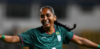 ১১ সেকেন্ডেই আনিকার গোল, প্রথমার্ধে এগিয়ে বাংলাদেশ