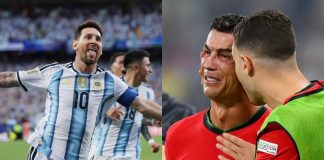 রোনালদোর দুই রেকর্ড ভাঙলেন মেসি