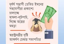 চট্টগ্রামে ভয়ংকর সন্ত্রাসীরা চাঁদাবাজের দখলে নগরী ব্যবসায়ীরা আতঙ্কে