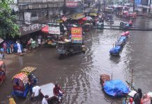 থামছে না বৃষ্টি, আজও ভারি বর্ষণের আভাস