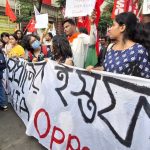 কলকাতার রাজপথে ছাত্রদের ঢল
