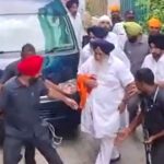 পাঞ্জাবের সাবেক উপমুখ্যমন্ত্রী সুখবীর সিংয়ের ওপর হামলা