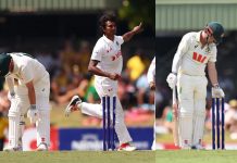 বোল্ড হওয়া কোনো ব্যাটারকে এভাবে স্টাম্প ঠিক করতে দেখেননি গিলক্রিস্ট