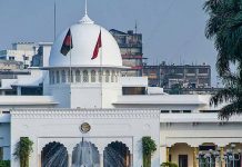 রাষ্ট্রপতির শপথ অনুষ্ঠানের জন্য প্রস্তুত বঙ্গভবন