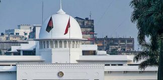 রাষ্ট্রপতির শপথ অনুষ্ঠানের জন্য প্রস্তুত বঙ্গভবন