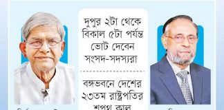 ৩৫ বছর পর সরাসরি ভোটে রাষ্ট্রপতি নির্বাচন আজ