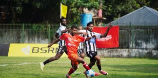 শেষ মুহূর্তে গোল খেয়ে আরামবাগের সঙ্গে ড্র করল বসুন্ধরা কিংস