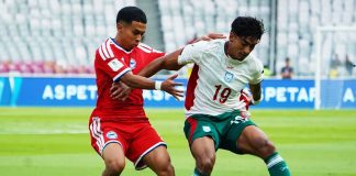 সিঙ্গাপুরের বিপক্ষে পিছিয়ে বিরতিতে বাংলাদেশ