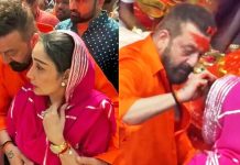 মান্যতাকে সিঁদুর পরিয়ে আলোচনায় সঞ্জয় দত্ত