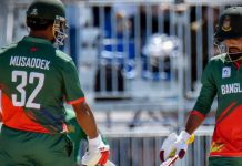১৩ ওভারে পাকিস্তানকে ১১২ রানের লক্ষ্য দিল বাংলাদেশ